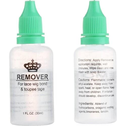 1 PC 30ml Hair Glue Remover Lace Bond Toupee Skin Weft Tape Professional Hair Extension Hairstyle Beauty Accessory Salon Use