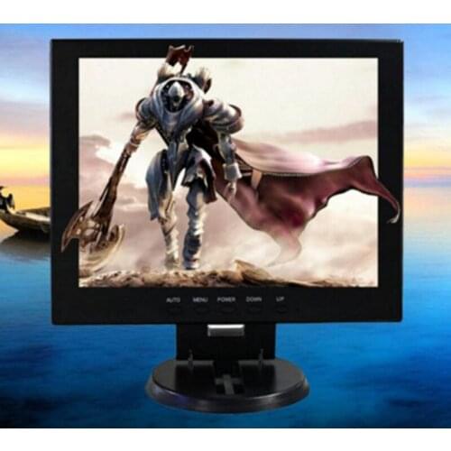 10/10.4 inch monitor video input interface BNC1 BNC2 Two road VGA industrial safety equipment hd LCD monitor computer monitor