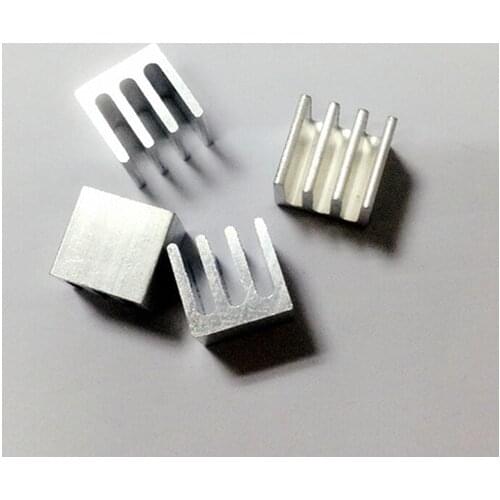10PCS Electronic radiator 9*9*9mm Mother Board/Graphics Card mos tube fin IC chip small aluminum radiator mainboard heatsink