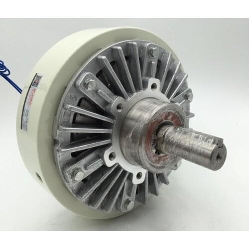 25NM Rated Torque DC24V 1800RPM Center Distance 78mm Single Shaft 20mm Magnetic Powder Brake for Packaging Machinery