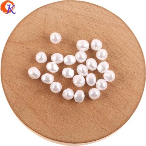 Cordial Design 500Pcs 7*8MM Imitation Pearl Bead/Hand Made/DIY Beads Making/Earring Findings/Acrylic Beads/Jewelry Accessories