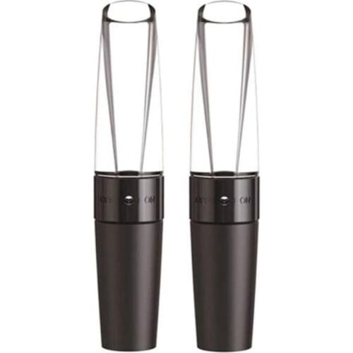 2 Pcs Wine Aerator,2-In-1 Wine Pourer and Wine Decanter,Tight Fitting Wine Dispenser Spout for Aerating Wine Instantly