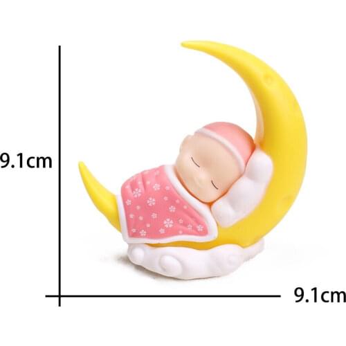 Moon Baby Cartoon Figure Action Toy Figures 9.1CM*9.1CM