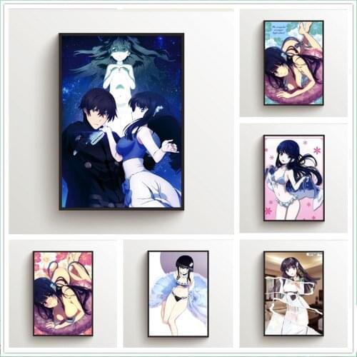 WTQ Canvas Painting Anime Posters The Irregular At Magic High School Retro Poster Decor Wall Art Picture Room Decor Home Decor