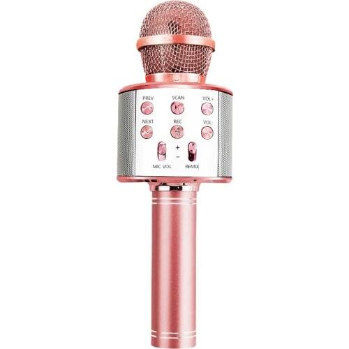 Bluetooth Karaoke Microphone Wireless Microphone Professiona Speaker Handheld Microfone Player Singing Recorder Mic