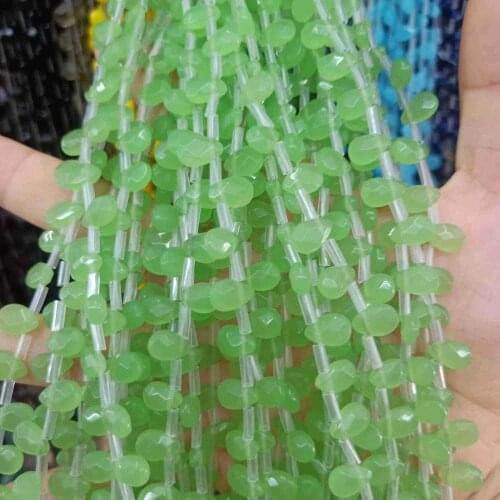 Natural Stone Colorful Crystal Water Drop-shaped Loose Beads for Charms Women Jewelry Making DIY Necklace Bracelet Parts 15