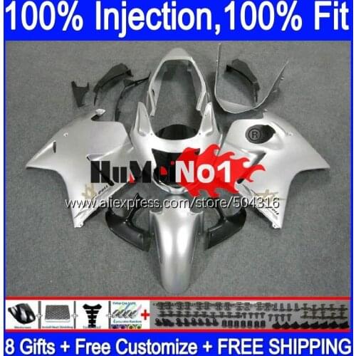 CBR1100 XX For HONDA Blackbird CBR 1100XX 96 93MC.84 Gloss silver CBR1100XX 2002 2003 2004 2005 2006 2007 02 03 05 06 07 Fairing