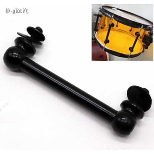 Black Drum lug snare drum lugs 90mm hole to hole distance 2 side adjusted drum tube lugs for drum parts