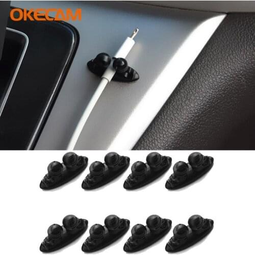 For Volvo XC90 S60 V70 XC60 S80 S40 XC70 V50 V40 Vida Dice C30 V60 Rdesign 850 940 S70 S90 V90 C70 Car Wire Clip Cable Holder