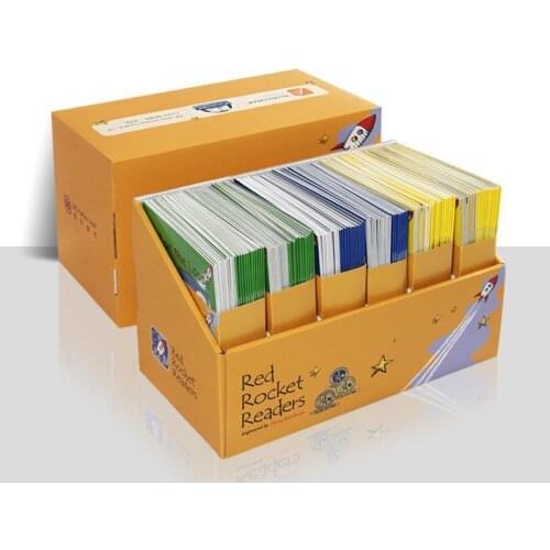 144 books box set Red Rocket Readers Yellow Box Graded Reading book 6-12 Years Children English Enlightenment Picture book