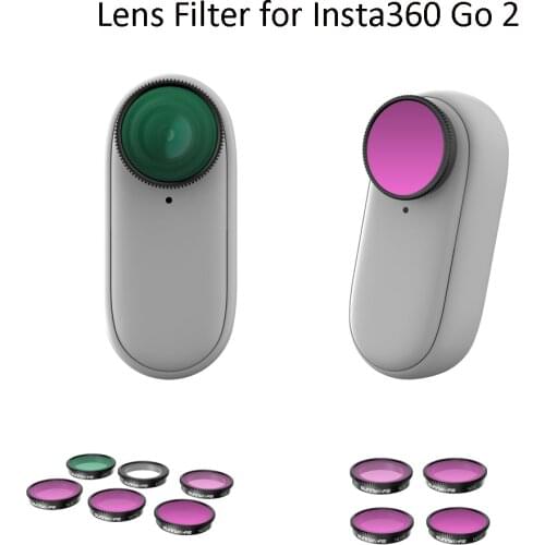 Lens Filter ND8 ND16 ND32 MCUV CPL filter Set Frame camera accessories lens protective guard for Insta360 GO 2 Action Camera