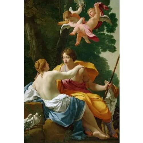 Diy Diamond Painting Cupid And Psyche 5D Mosaic Home Decor Cross Stitch Full Round Square Diamond Painting Wall StickersZP-4689