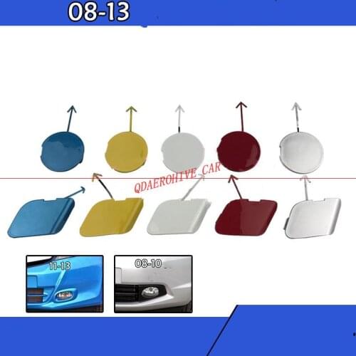 QDAEROHIVE front Bumper Trailer Cover Tow Bracket Cover Bumper Tow Hook Cover Cap for HONDA FIT 2008-2013