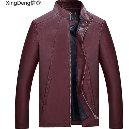 XingDeng skylanders giants characters Jackets Men Solid Business Casual winter Coat Bomber Motorcycle 80s costumes Jacket