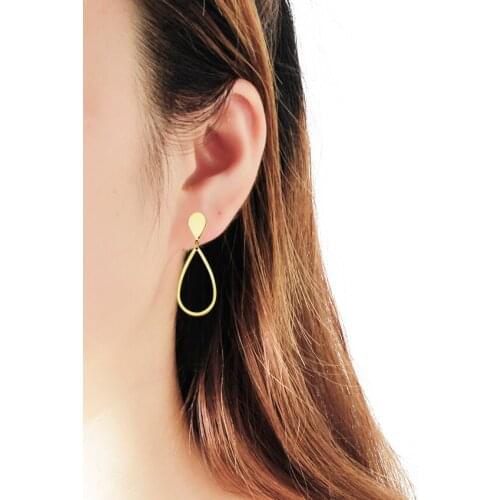 Hot Sale Silver Color Earring Fashion Jewelry Teardrop/Water drop/Raindrop Dangle Charm Earrings For Women Valentine Gifts
