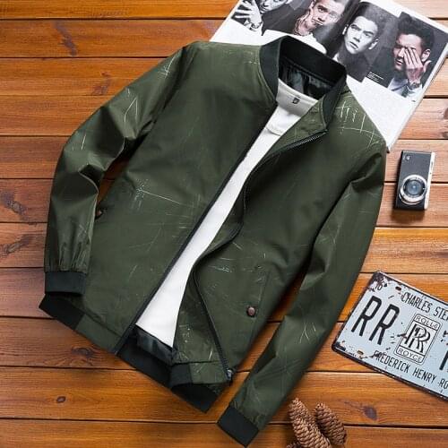 Woodvoice 2019 Jacket Men Casual Coats Bomber Male Jacket Slim Fit Fashion Outwear Bomber Jacket Mens Clothing Jaqueta Masculina