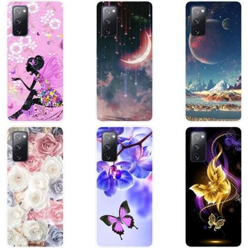 For Samsung Galaxy S20 FE Case Soft Painted For Samsung S20 FE TPU Silicone Casing Back Cover