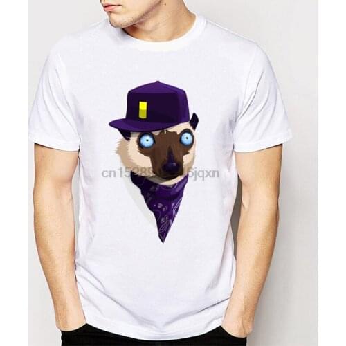 New Fashion Mentee Shirts New Cool Rock Roll Punk Tees Harajuku Novelty Design T Shirts Gansta Lemur Cute Purple Hats And Scarve