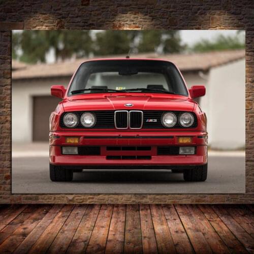 Posters Prints M3 BMW E30 Super Racing Car Wall Art Pictures Poster Canvas Painting for Living Room Home Decor Cuadros Unframed