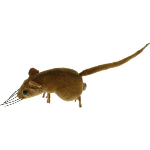 Lifelike Mouse Ornament Spoof Props Toys Animal Statues Miniature Outdoor Garden Grassland Tree Lawn Sculpture Home Decor Gift