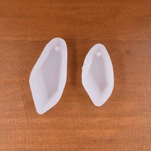 SNASAN Silicone Mold for jewelry crystal stone with hole charms pendant Resin Silicone Mould handmade epoxy resin molds