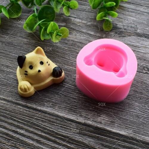 Cat Head Portrait Shaped Silicone Mold Fondant Mould Cake Decorating Baking Tools Kitchen Accessories SQ15164