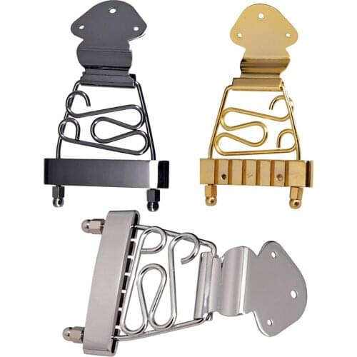 Trapeze Tailpiece Bridge Wired Frame For 6 String Archtop Jazz Guitar