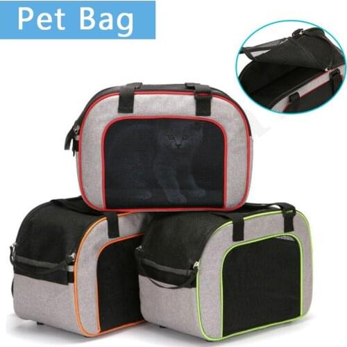 Breathable Dogs Carrier Bags Portable Single Shoulder Pet Cats Backpack Mesh Put Out Travel Packbag Puppy Supplies Dog backpack