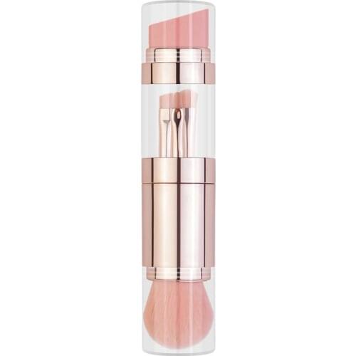 5 In 1 Retractable Makeup Brushes Foundation Eyebrow Lip Eyeshadow Brushes Loose Paint Travel Pincel Maquiagem Pinceaux 1pcs