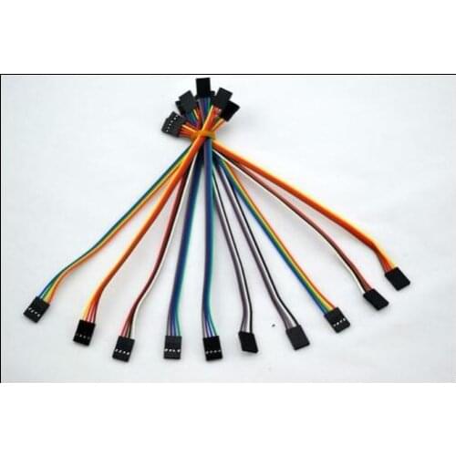 10pcs 4pin 20cm 2.54mm Female to Female jumper wire Dupont cable for Arduino