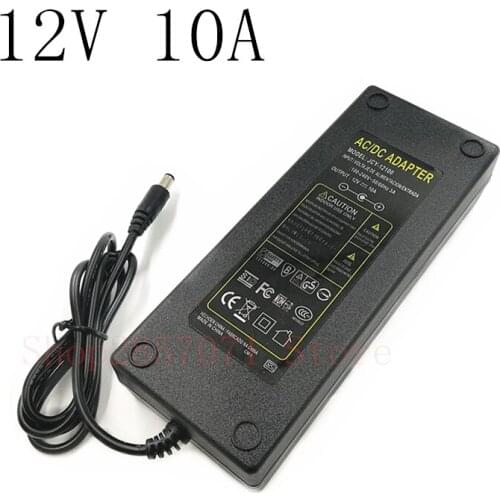 DC 12V 10A Power AC 100V-240V LED RGB power adapter LED drive Power Supply for LED strip 5050 2835