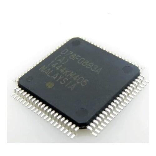 5-10pcs New D78F0893 D78F0893A D78F0893QS QFP-80 Automobile computer board microcontroller chip