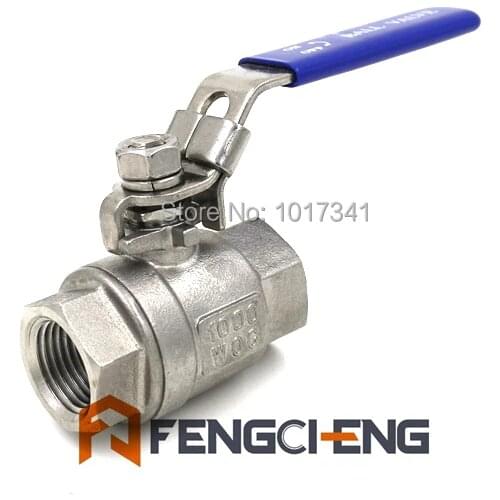New Stainless Steel 316 2-piece Ball Valve, 1/2"NPT, Wholesale and Retail