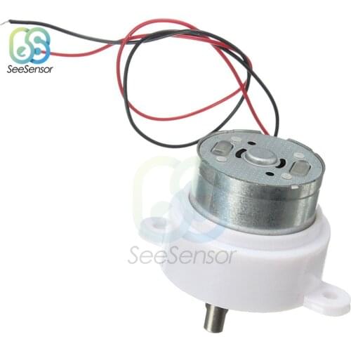 DC 12V Electric Brushless DC Motor High Torque Gear Motor Geared Box S30K Reduction Motor 14RPM 2 Wires for Electronic Toys Fan