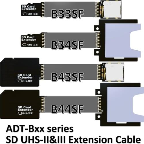 SDHC SDXC UHS-II UHS-III SD Card extender Cable TF memory card extension FFC EMI flat cord high speed transmission