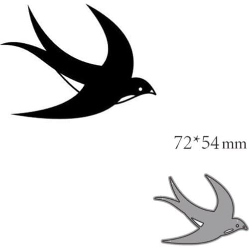 Metal cutting dies cut die mold Animal swallow decoration Scrapbook paper craft knife mould blade punch stencils dies