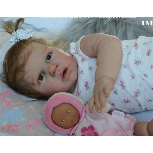 NPK 26inch Reborn Doll Kit Margot limited Edition Lifesize Toddler Kit Unifished Doll Parts