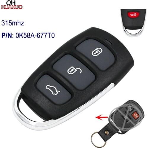 Upgraded Remote Car Key Control 315mhz for KIA Spectra Optima Sorento Sedona P/N: 0K58A-677T0