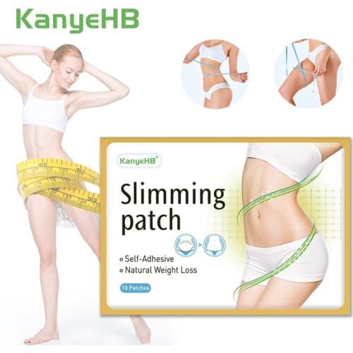 10pcs/bag Medical Plaster Natural Herbal Detox Slimming Patch Beauty Body Shaping Sticker Anti-cellulite Fat Burning Lose Weight