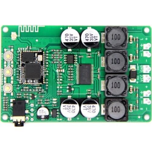 Audio Music Hifi Bluetooth 5.0 Audio Amplifier Board,TWS AUX Input APTXHD Power Amplifier Board (QCC3031/3034 Random)