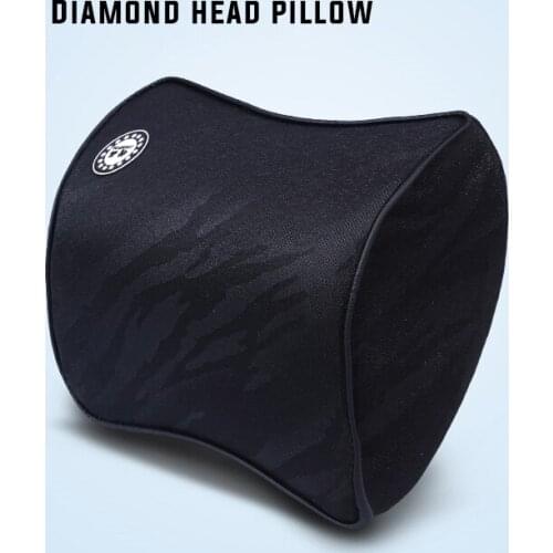 Car Seat Headrest Car Neck Pillows Filled Fiber Cushion Pad Memory Foam Head Rest Auto For Travel Support Car Seat Accessories