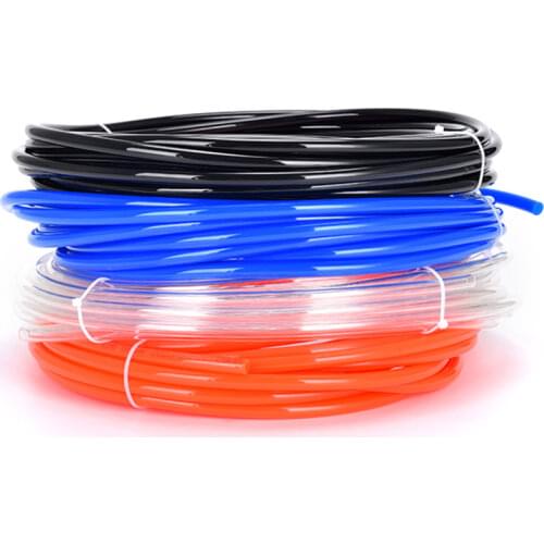Blue 8mm OD 5mm ID 5 Meter 16.4Ft Pneumatic PU Air Tube Hose