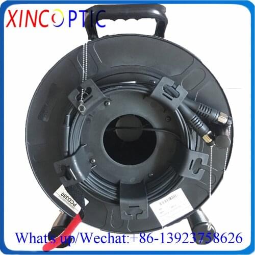PCD380 Empty Unbreakable Cable Drum Tactical Fiber Optic Cable Empty Handle Cable Wire Reel-PCD380 With Winder