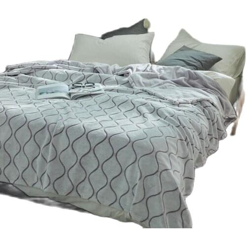 Luxury Blanket Thick Warm 150cmx200cm Ripple