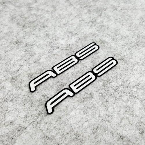 NO.S118 ABS Antilock Brake System Reflective Car Stickers and Decals Car Modification ABS Braking Mark