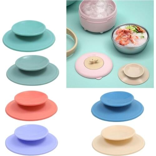 Baby Feeding Anti-slip Pads Suction Cup Children Silicone Dish Sucker Coasters