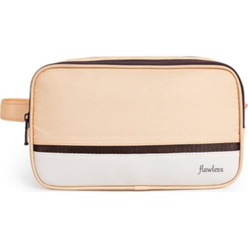 Hot Sell Fashion Custom Bulk Polyester Ziplock Organizer Recycled Black Makeup Washing Cosmetic Bag&Case