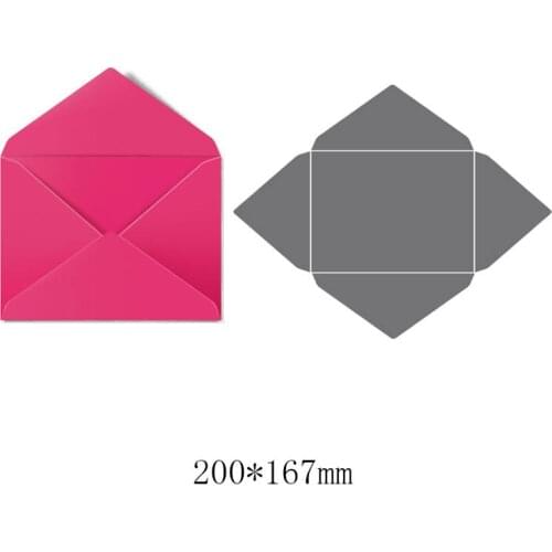 Handmade envelope cutting Dies Decor METAL CUTTING DIES Craft Embossing Scrapbooking paper craft home decor