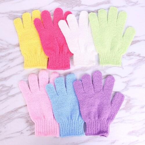 Exfoliating Body Massage Sponge Bath Gloves Skin Bath Shower Wash Cloth Shower Scrubber Back Scrub Moisturizing Spa Skin Gloves