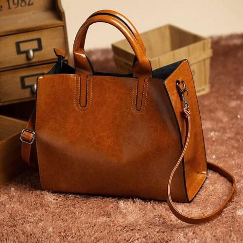 Women Bag Fashion Leather Handbag Messenger Shoulder Satchel carteras mujer de hombro y bolsos torebka damska shopper